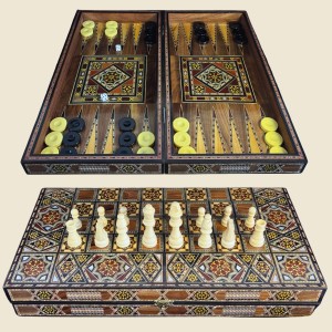 Grandmaster's Chess & Backgammon Table
