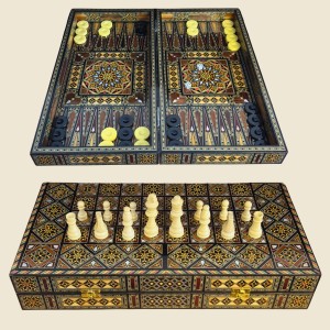Dynastic Chess & Backgammon Set